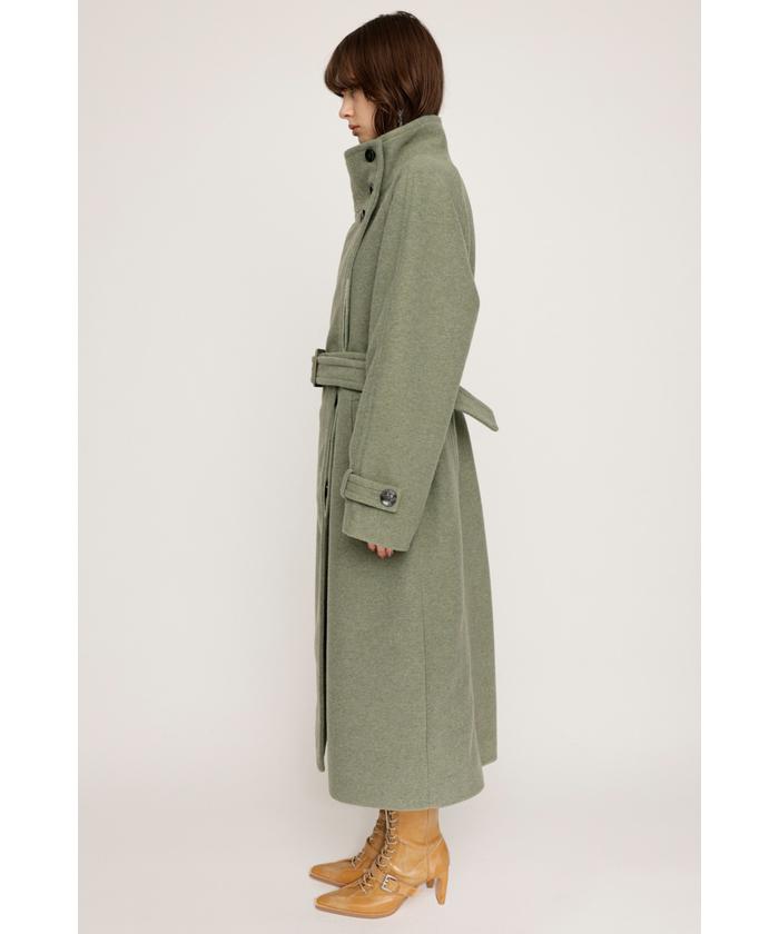 セール 30%OFF】WIDE STAND NECK LONG コート(507781166