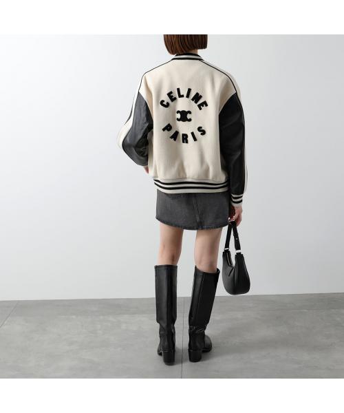 CELINE スタジャン 2W71C896C ウール×レザー トリオンフ CELINE スタジャン 2W71C896C ウール×レザー トリオンフ