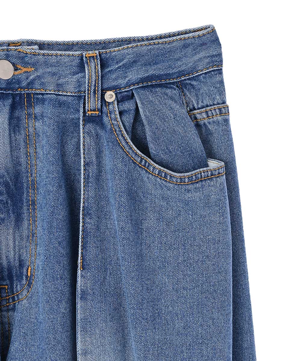 マージュール marjour SUPER WIDE TUCK DENIM(507782154) | マー