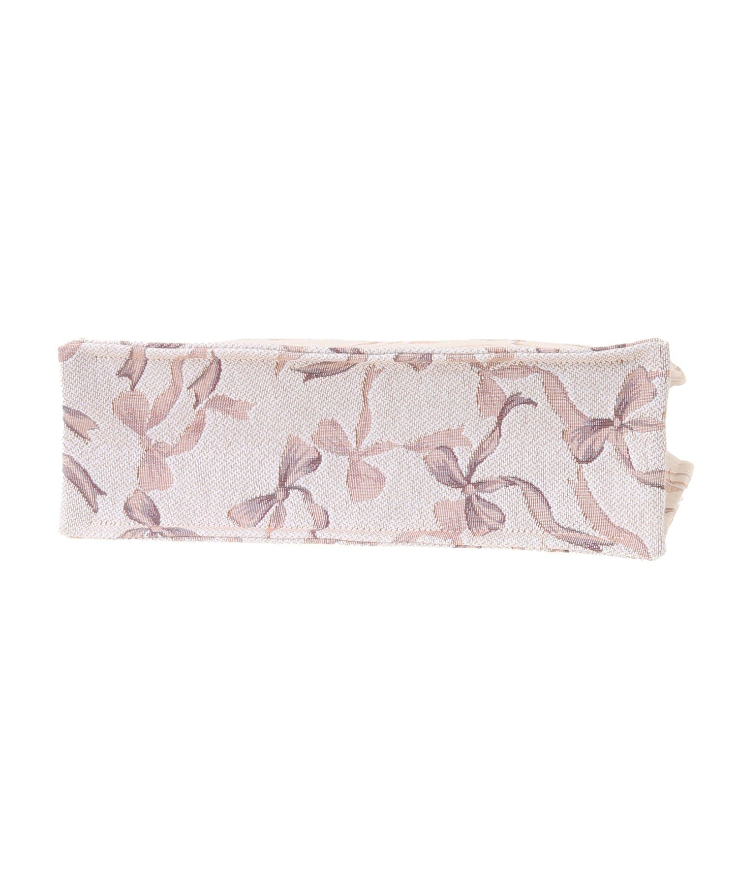 メゾン ド フルール Maison de FLEUR リボン柄ゴブランスクエア
