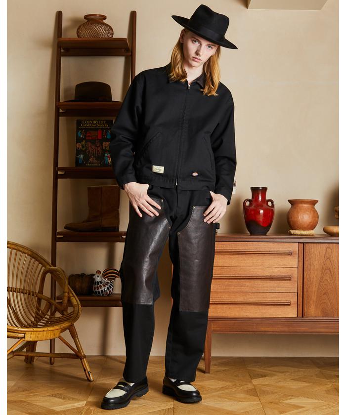 DICKIES/ディッキーズ/LEATHER COMBI PAINTER PANTS/レザー DICKIES/ディッキーズ/LEATHER COMBI PAINTER PANTS/レザー