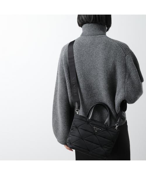 希少✨ プラダ ナイロン トート バック 三角ロゴ グレー マリン 近年モデル PRADA プラダ トートバッグ ナイロンバック 三角ロゴ ナイロン