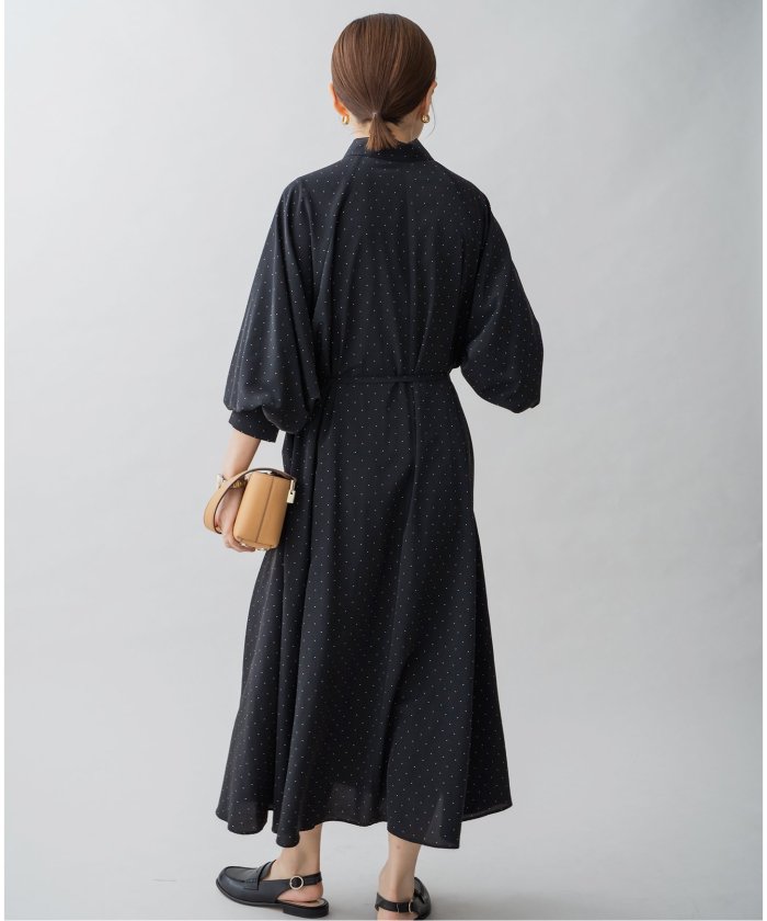 イエナ　ドットサッシュワンピース　タグ付き新品 WEB限定/追加2》ドットサッシュワンピース(507786255) | イエナ
