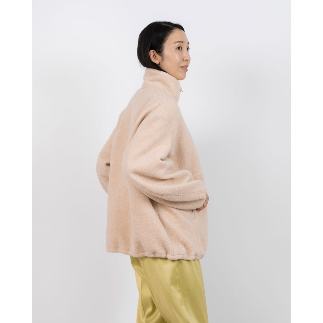 クラネ CLANE SLIVER HALF ZIP TOPS/IVORY/F(507790165 クラネ CLANE SLIVER HALF ZIP TOPS/IVORY/F(507790165