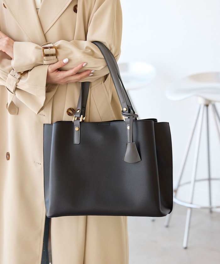 ✨️美品✨️ E'POR ロペ 2way ビジネスバッグ レザー