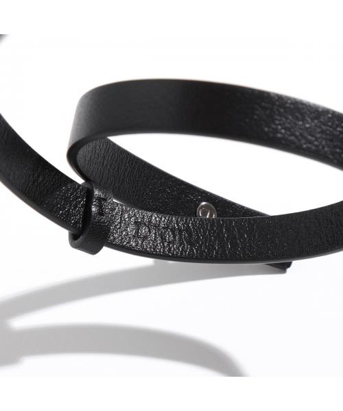新品本物 Dior HOMME 拘り レザーブレスレット アクセサリー