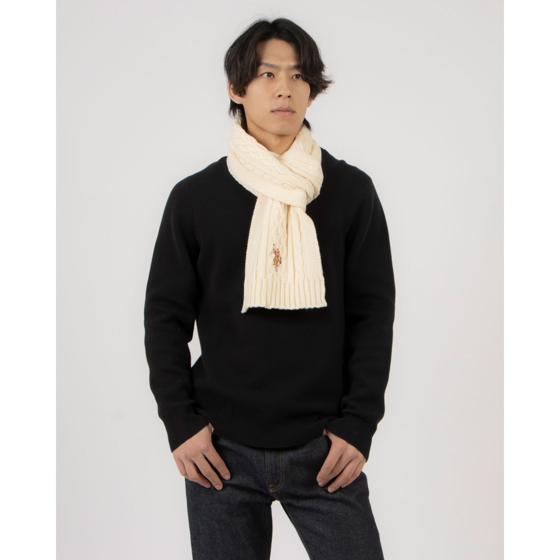 U.S. POLO ASSN. マフラー ウール 143579 ブラックチェック 楽天市場】us．polo assn マフラーの通販