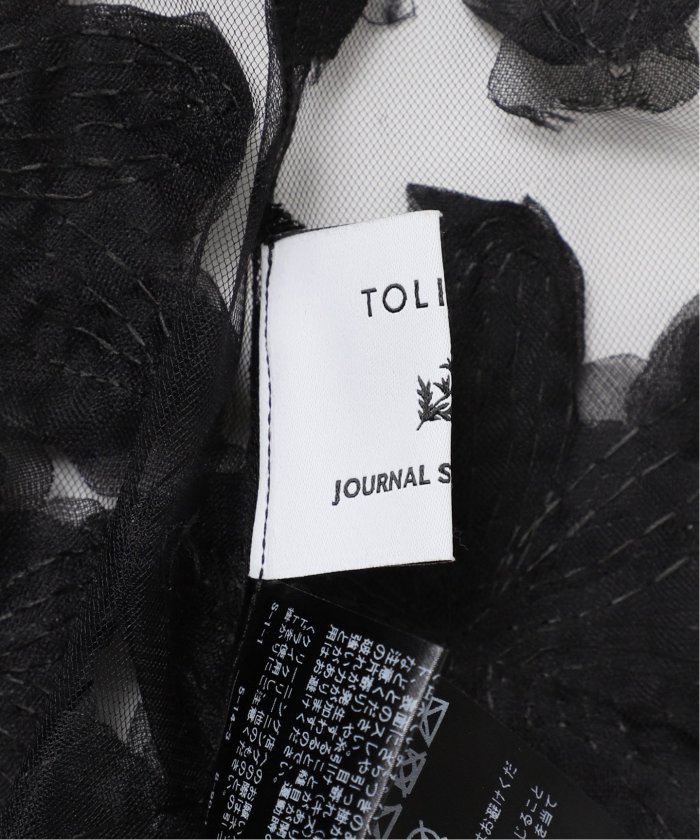 TOLIGHT×JOURNALSTANDARD】 フラワーモチーフラップスカート TOLIGHT×JOURNALSTANDARD】 フラワーモチーフラップスカート