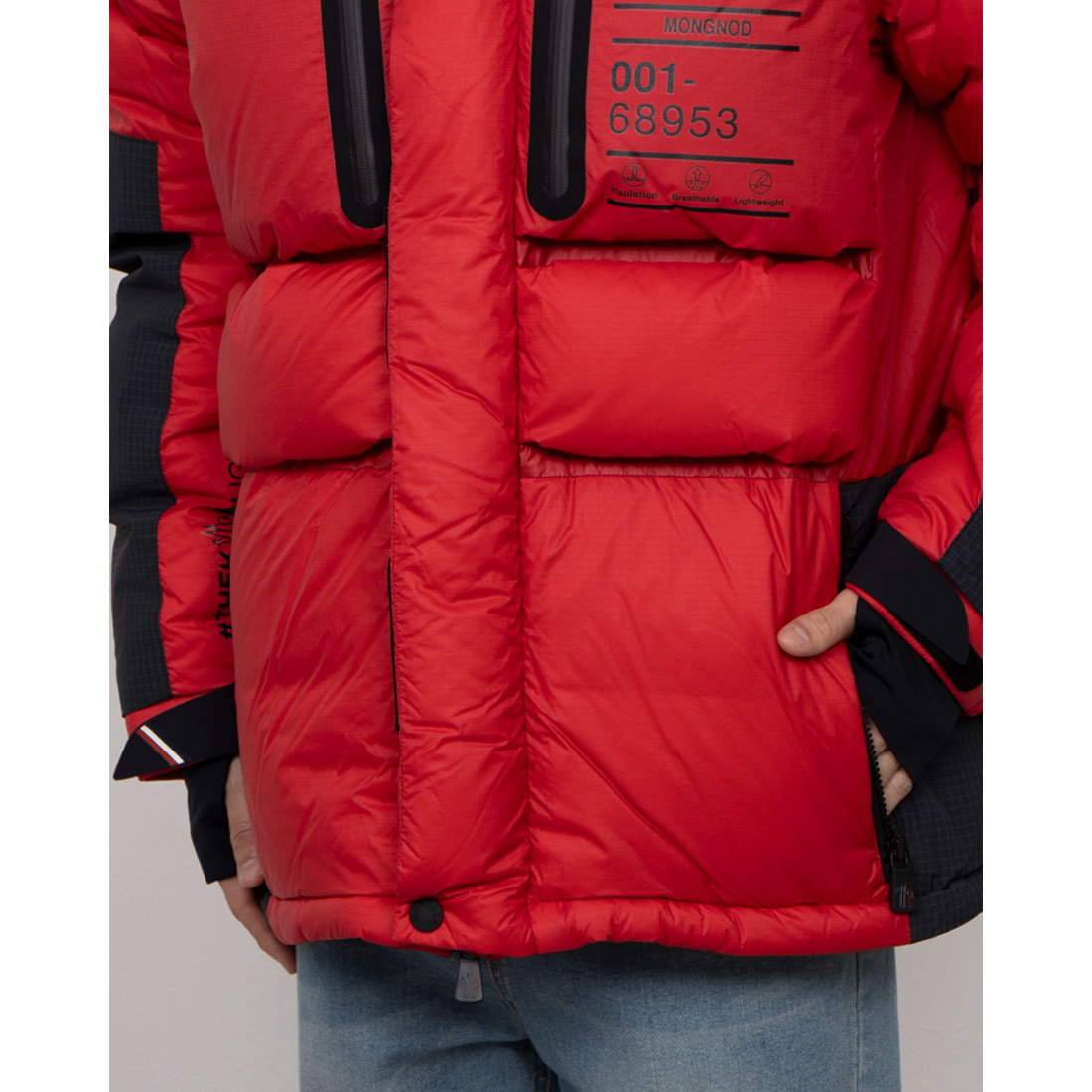 【大人気！】MONCLER☆ヌヴーダウンジャケットレッド 大きいサイズと大きい服のメンズ通販【ビッグエムワン】大きい