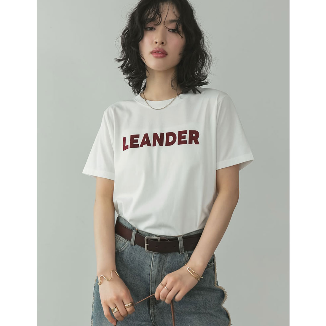 リエディ Re:EDIT フロッキーゴシックロゴTシャツ(505330878