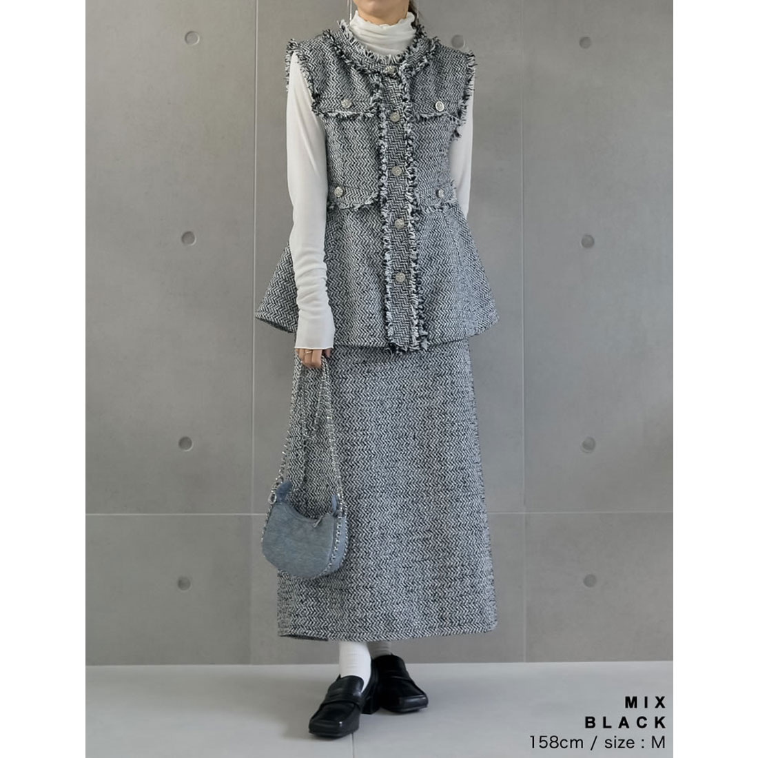 セール25%OFF】リエディ Re:EDIT [2024SS COLLECTION]ツイード