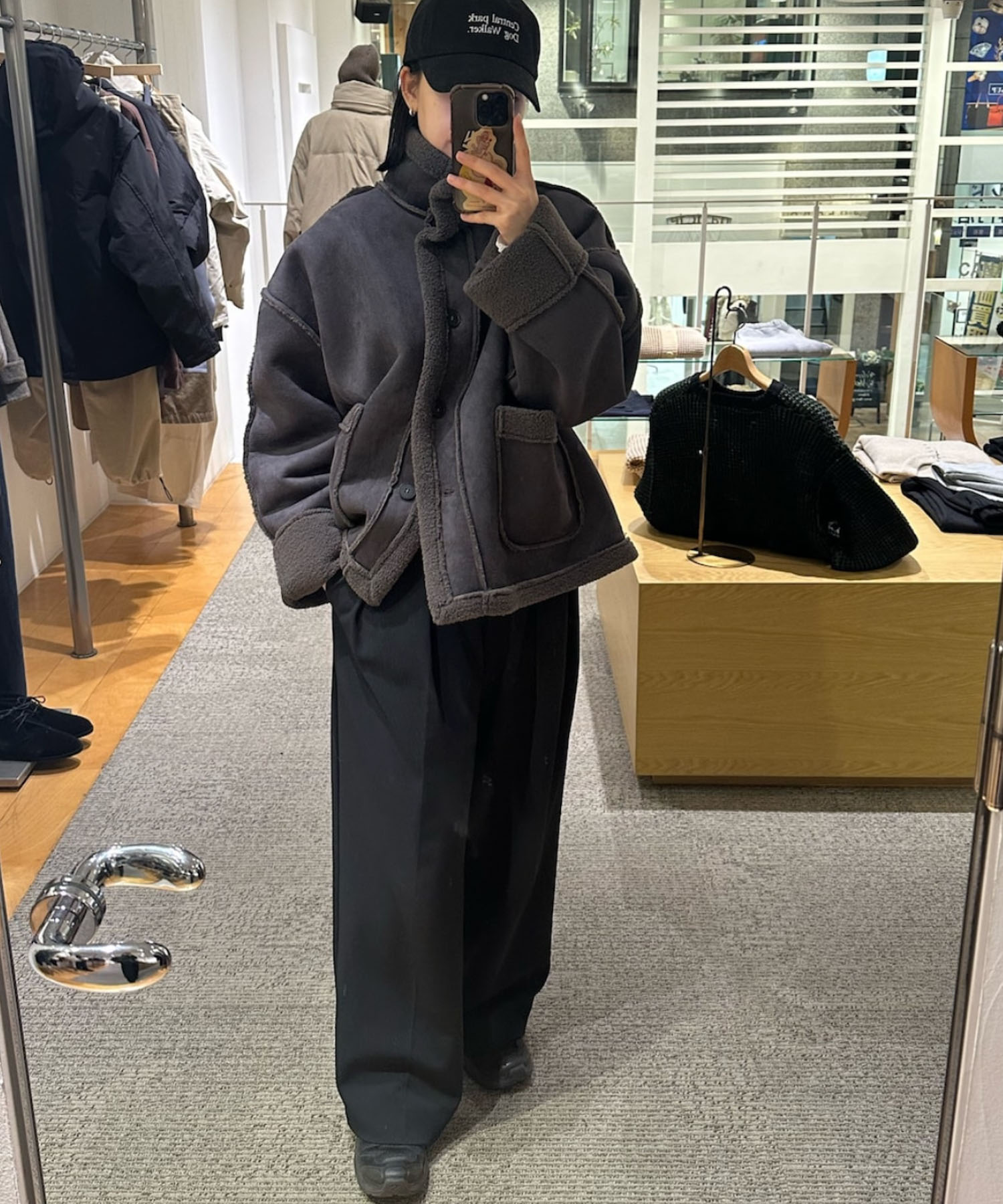 CANAL JEAN El mar フェイクムートンジャケット セール】キャナルジーン CANAL JEAN El mar(エルマール