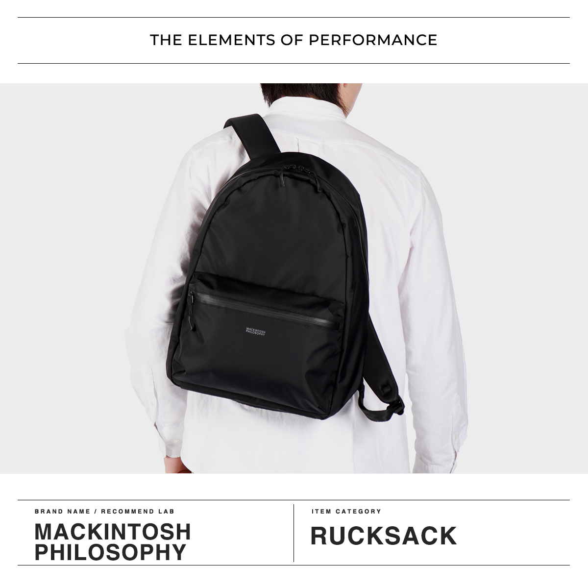 【kaika】MACKINTOSH PHILOSOPHY リュック マッキントッシュ フィロソフィー MACKINTOSH PHILOSOPHY