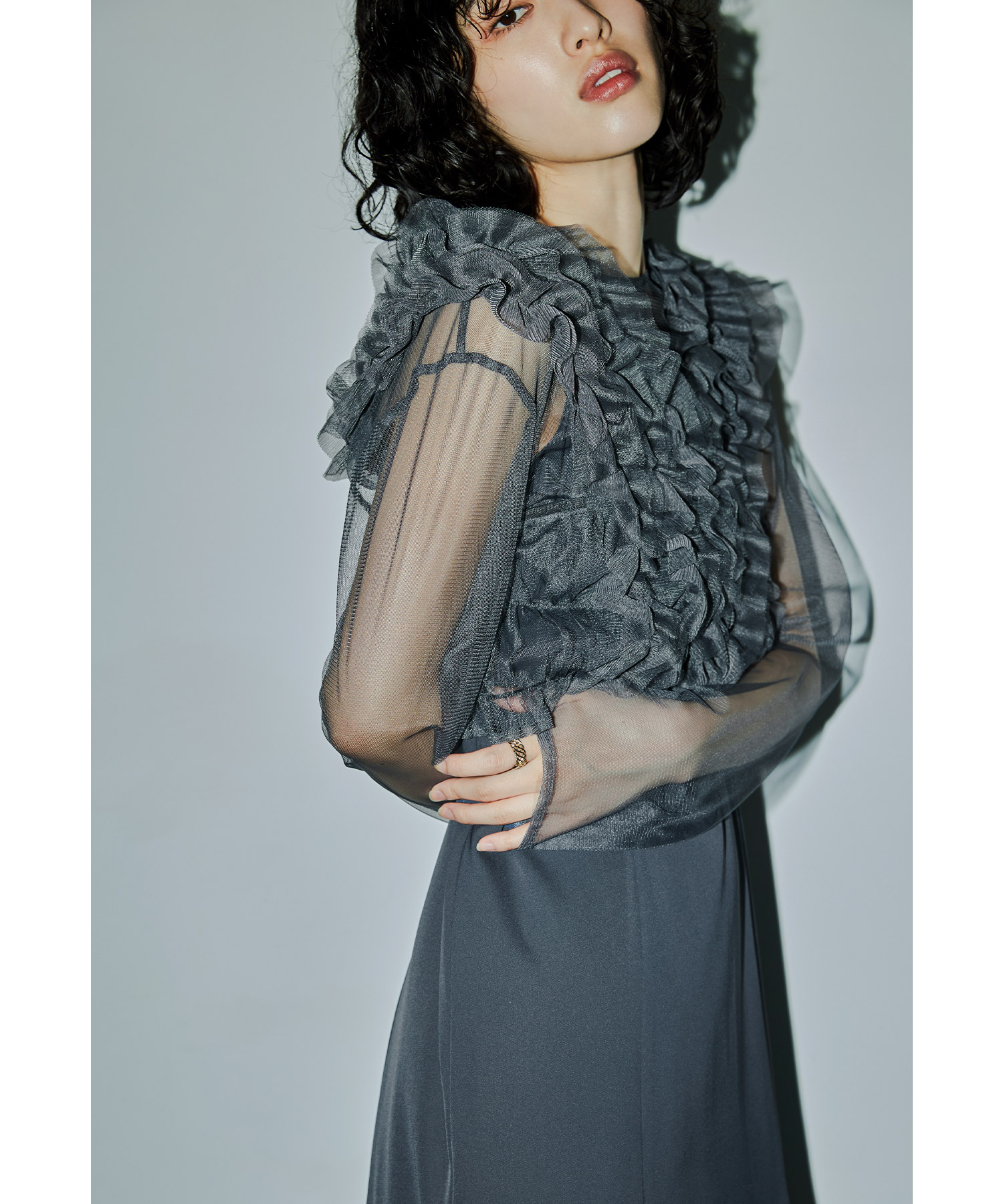 ニアナ niana Many wayフリルドレス ボレロ ブラウス セット ニアナ niana Many wayフリルドレス ボレロ ブラウス セット