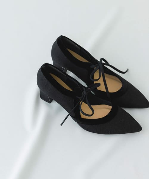 MADE IN JAPAN』チャンキーヒールリボンパンプス(506675476