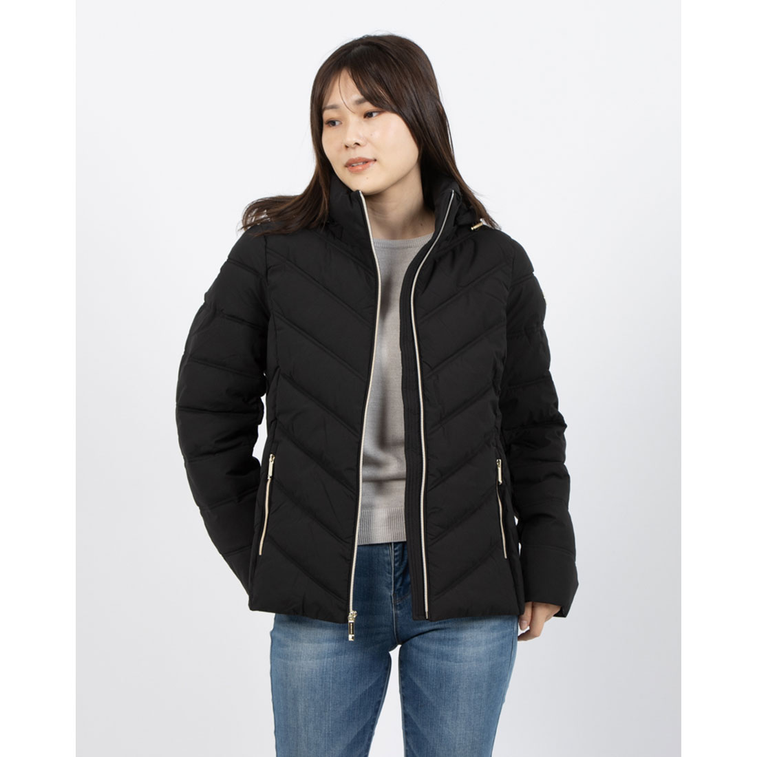 セール】MICHAEL KORS マイケルコース HOODED PUFFER JACKET セール】MICHAEL KORS マイケルコース HOODED PUFFER JACKET