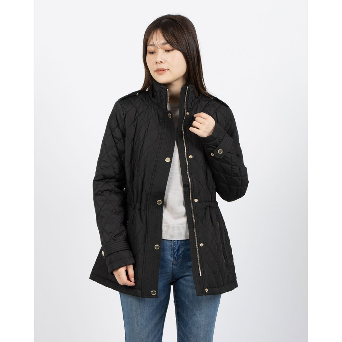 セール】MICHAEL KORS マイケルコース QUILTED HOODED JACKET