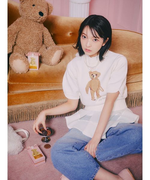 新品未使用タグ付きLILY BROWN アメスリティアードブラウス　アイボリー アメスリティアードブラウス(シャツ・ブラウス)｜トップス｜LILY
