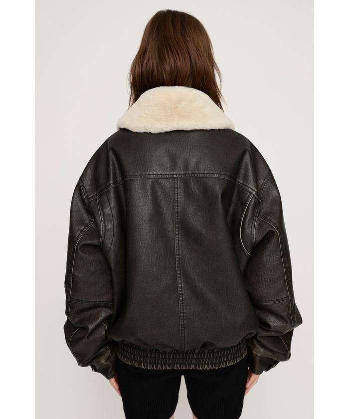 VINTAGE F／LEATHER S／ブルゾン(507805467) | スライ(SLY) - d