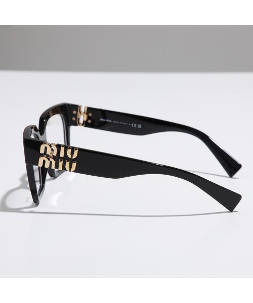 【MIU MIU】ロゴ スクエア メガネ ミュウミュウ Miu Miu MIUMIU メガネ 0MU 11XV スクエア ブロー