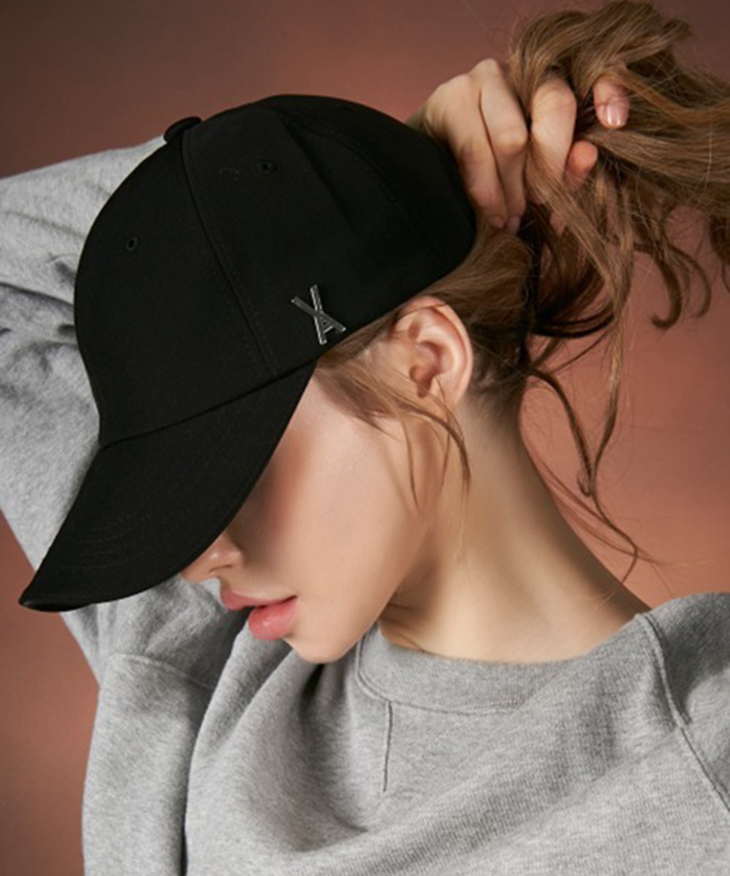 セール】バザール VARZAR Silver stud over fit ball cap