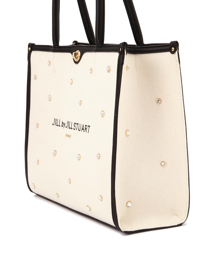 【シンプルな配色ロゴがポイント♪】ジルスチュアート バッグ classy ロゴトートバッグ(507549555) | ジル バイ ジル