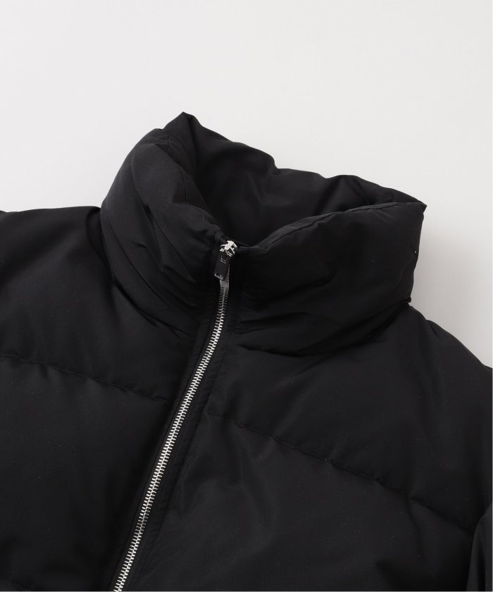 マーカウェア ダウンベスト　シルク　MARKAWARE シルクグログラン / シルクショートダウンベスト, Black – MARKAWARE
