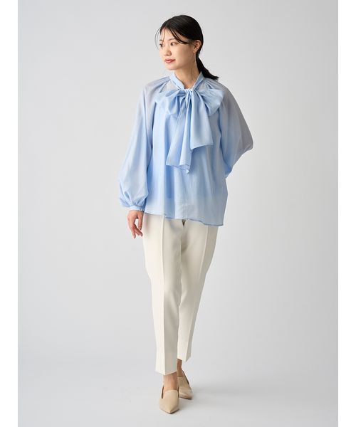 ビッグリボンセミシア―ブラウス(507810695) | CELFORD(CELFORD ビッグリボンセミシア―ブラウス(507810695) | CELFORD(CELFORD