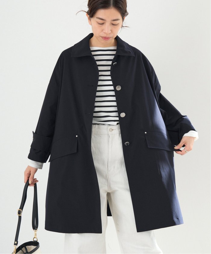 MACKINTOSH IENA 別注HUMBIE ブラック MACKINTOSH/マッキントッシュ】別注 NEW HUMBIE ロングコート