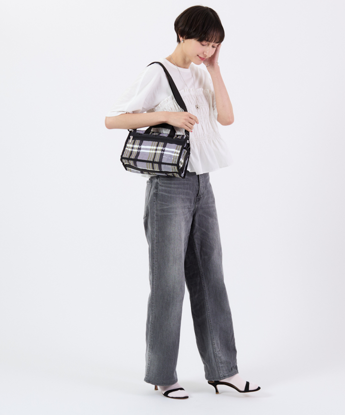 ■LeSportsac■MINI DUFFEL CROSSBODYバンダナブリーズ MINI DUFFEL CROSSBODYバンダナブリーズ（ハンドバッグ