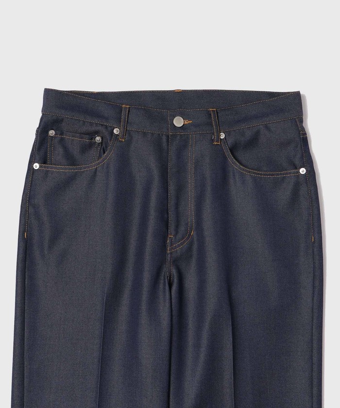 【NIKKE】ワイド デニム スラックス ADAM ET ROPE' JEANS NIKKE ストレート スラックスデニム / ADAM ET ROPE' JEANS