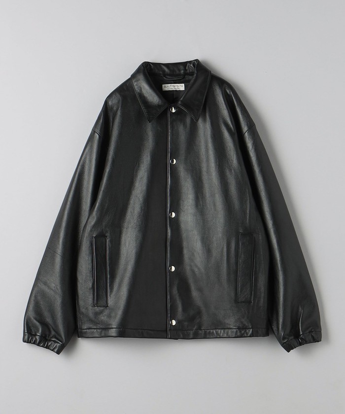 BEAUTY&YOUTH UNITED ARROWS レザーコーチ ジャケットⅡ BEAUTY&YOUTH UNITED ARROWS（ビューティーアンドユース