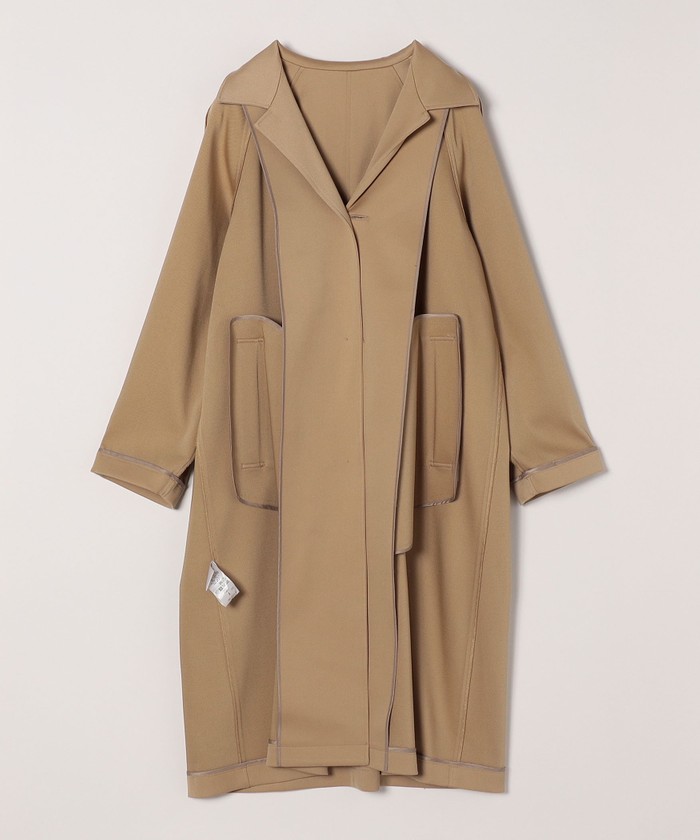 セール 30%OFF】quaranciel: ダブル サテン バルマカーン コート