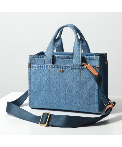 COACH ハンドバッグ カーゴ トート 26 デニム ロゴ刺? コーチ COACH COACH ハンドバッグ カーゴ トート 26 デニム ロゴ