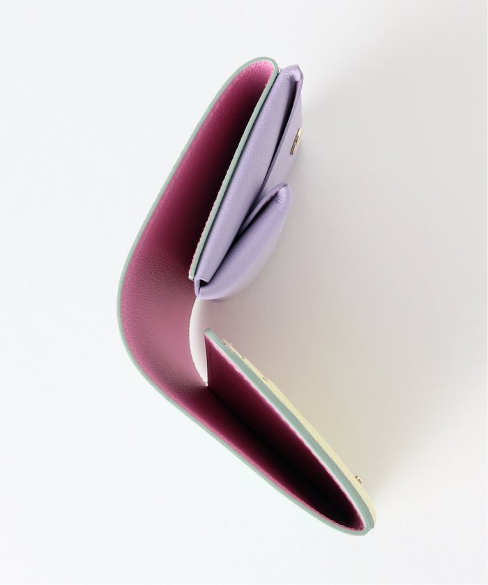 MOLINI モリニ グレー レザー bifold wallet 二つ折り財布 MOLINI モリニ Bifold Compact Wallet バイフォールドコンパクト