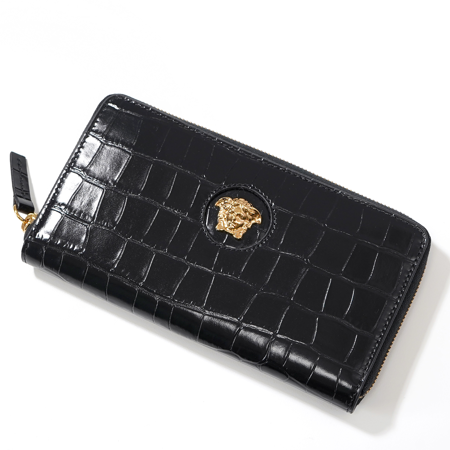 ヴェルサーチェ VERSACE VERSACE 小銭入れ付き ラウンドジップ ヴェルサーチェ VERSACE VERSACE 小銭入れ付き ラウンドジップ