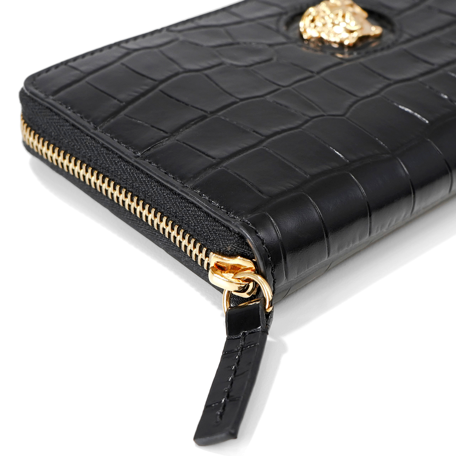 ヴェルサーチェ VERSACE VERSACE 小銭入れ付き ラウンドジップ ヴェルサーチェ VERSACE VERSACE 小銭入れ付き ラウンドジップ