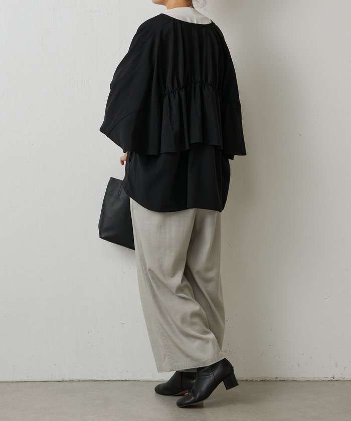 BEARDSLEY｜後ろフリル羽織 | Rakuten Fashion(楽天ファッション