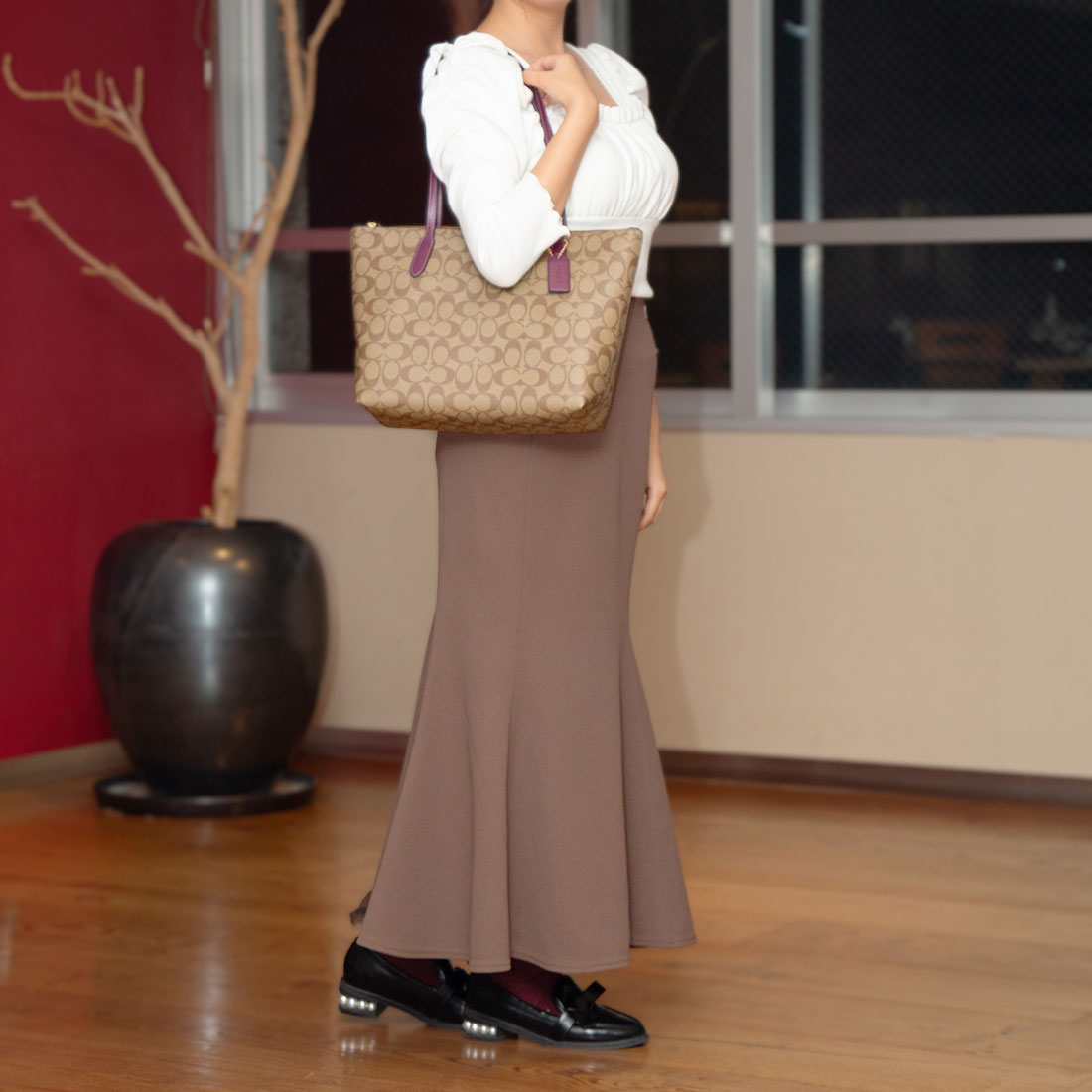 人気アイテムランキング コーチ PVC 4455手提げトートZIPあり コーチ COACH COACH バッグ