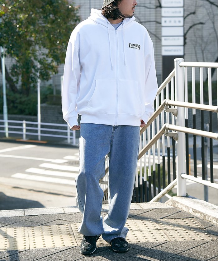セール18%OFF】THRASHER スラッシャー ジップパーカー(507793398