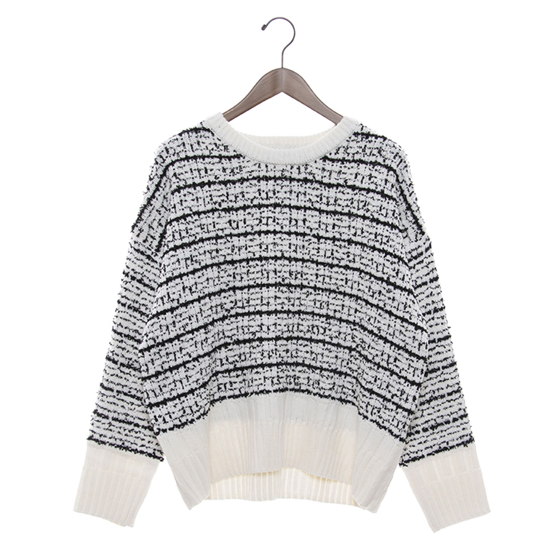 DEREK LAMボーダーサマーニット DEREK LAMボーダーサマーニット （AZUL BY MOUSSY ハイネック