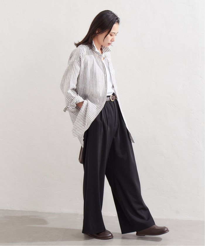 セール 30%OFF】ソフトゼフィールリネンシャツ(507833785