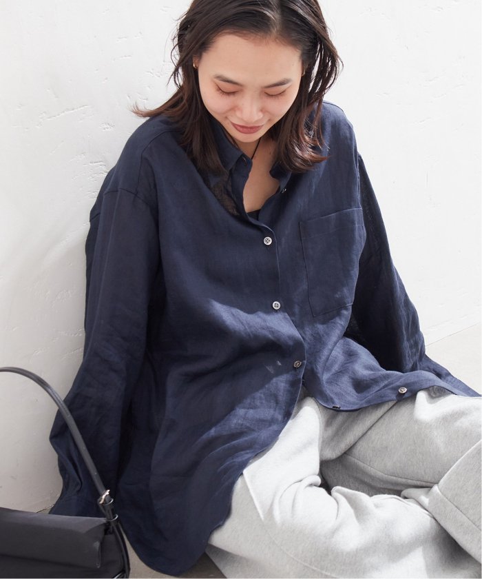 セール 30%OFF】ソフトゼフィールリネンシャツ(507833785