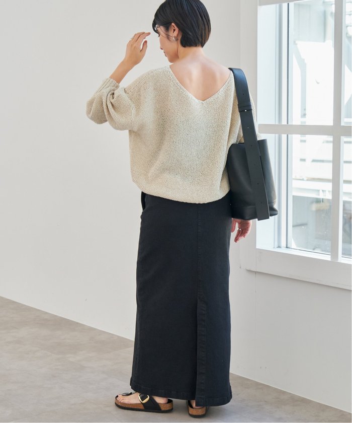 Spick & Span｜ペーパーヤーン2WAYルーズプルオーバー | Rakuten