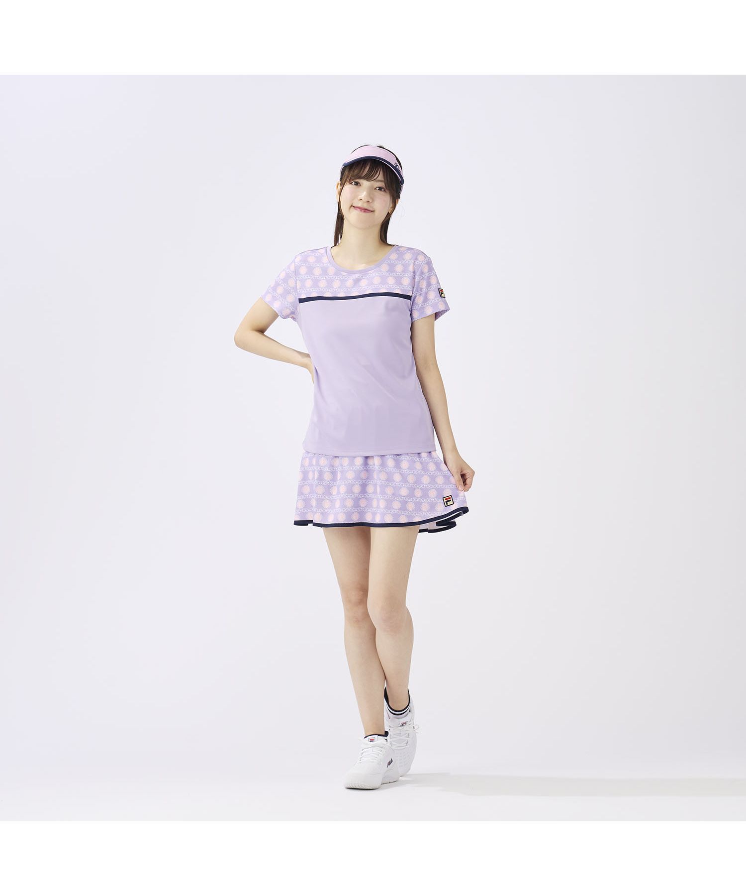 FILA フィラ レディース ゲームシャツ VL2697 ＆ スコート