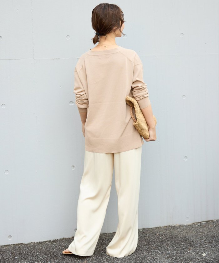 スローブイエナ　接触冷感/UV機能FROSTYCOTTON Vネックカーディガン セール 30%OFF】《接触冷感/UV機能》FROSTYCOTTON Vネック