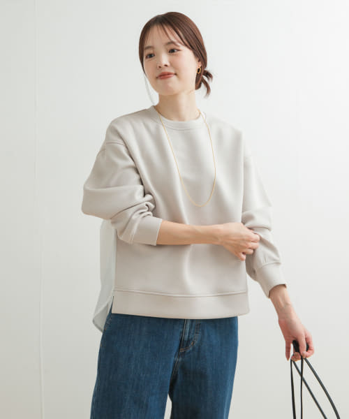 ダンボール布帛切替プルオーバー URBAN RESEARCH DOORS｜ダンボール布帛切替プルオーバー