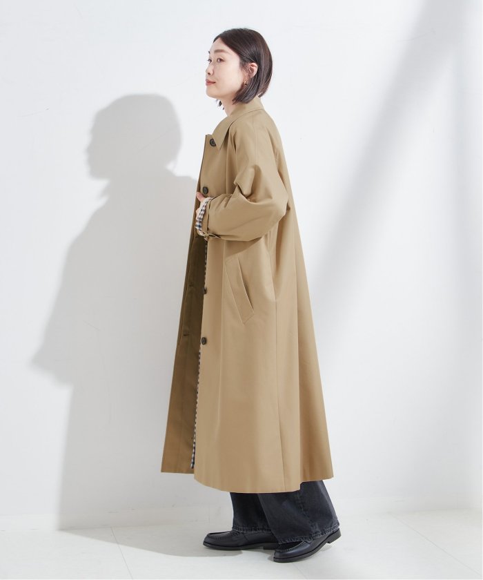 【美品】ジャーナルスタンダード　レサージュ　スタンドコート セール 30%OFF】【別注】Aquascutum×LESSAGE ステンカラーコート