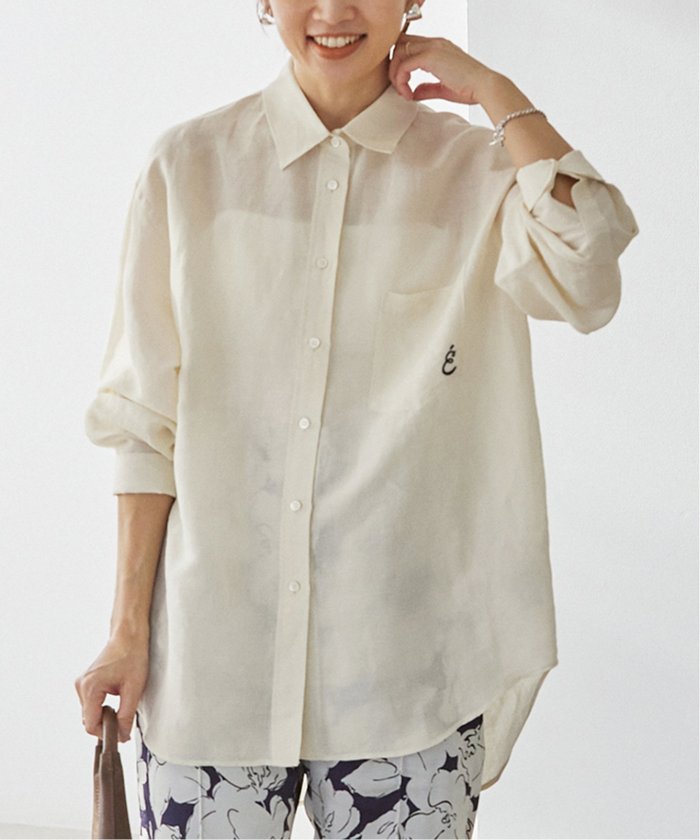 ラミーリヨセルロングシャツ(507837856) | イエナ(IENA) - d fashion