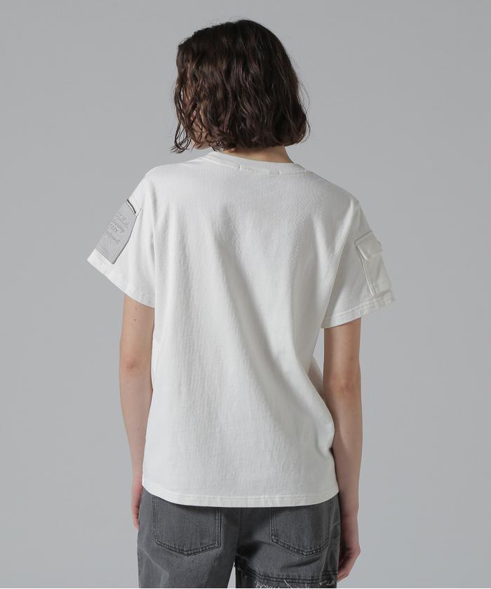クーポン】《50th Anniversary》LEATHER PATCHED FATIGUE T